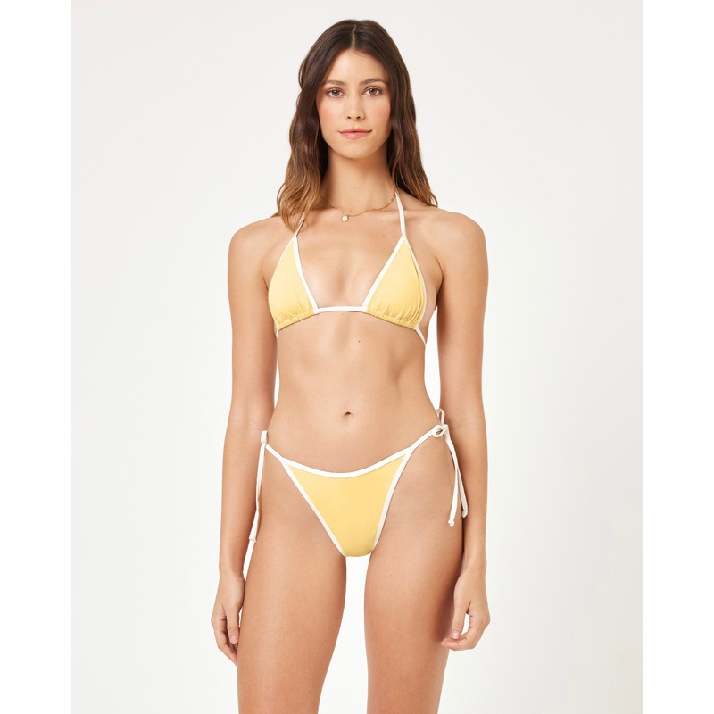 Aspen Bikini Top - Daisy-Cream