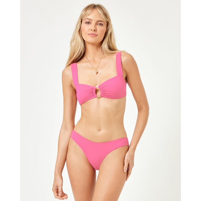 Willow Bikini Top - Bubblegum Pink