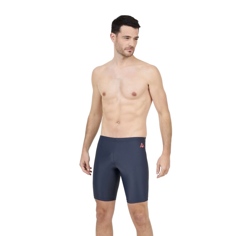 Aqua Sphere Essential Mens Jammer - Dark Grey/Coral