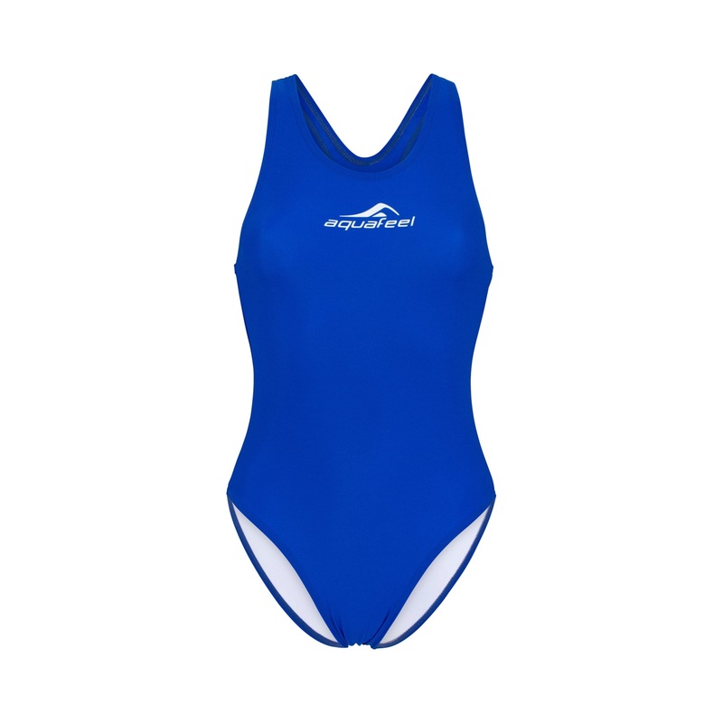 Aquafeel Classic Open Back Ladies Swimsuit - Royal Blue