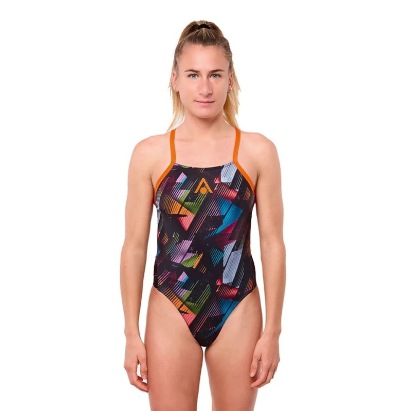 Aquasphere Essential Tie Back Swimsuit - Multicolour/Navy