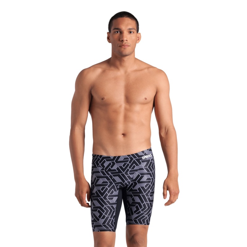 Arena Escape Swim Jammer - Black/Team