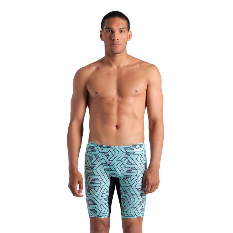 Arena Escape Swim Jammer - Black/Water