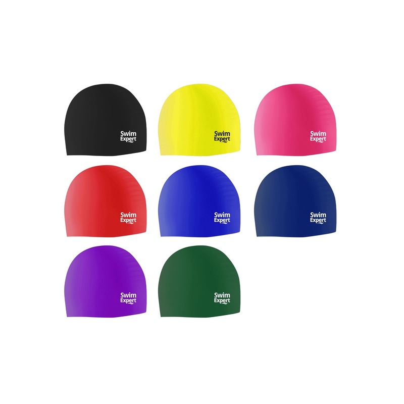 SwimExpert Adult Unisex Silicone Swim Cap