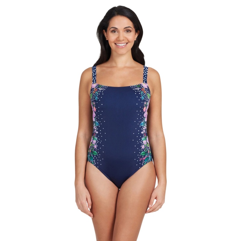 Zoggs Martinique Adjustable Classicback Swimsuit - Navy