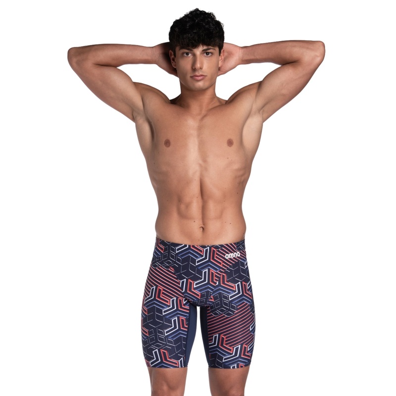 Arena Kikko Pro Swim Jammer - Navy/Team Multi