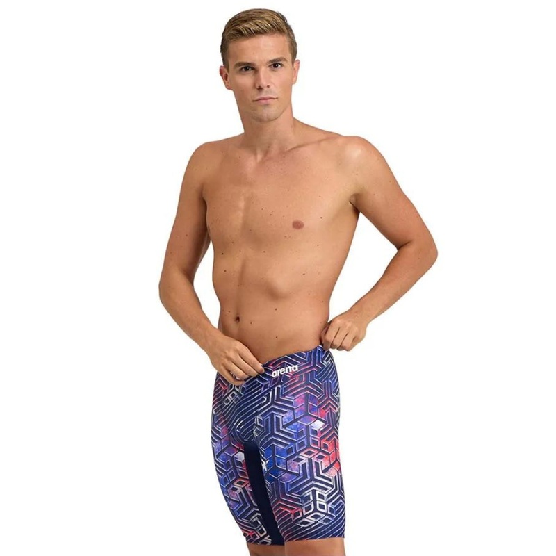 Arena Kikko Pro Swim Jammer - Red/White/Blue