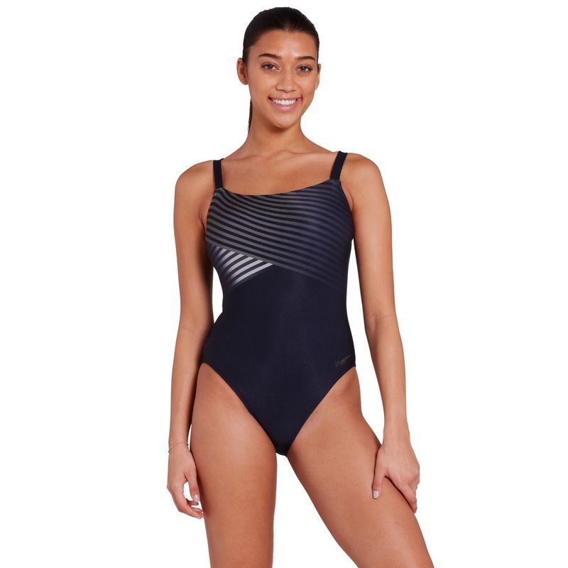 Zoggs Seafarer Adjustable Classicback Swimsuit - Black