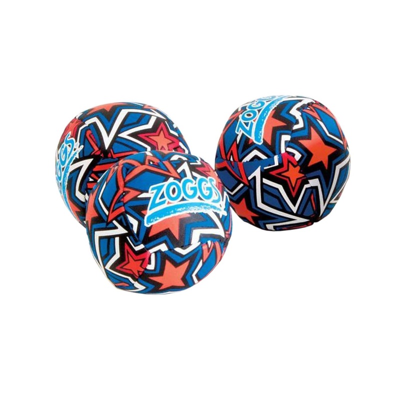 Zoggs Swim Splash Balls - Orange/Blue Star Print