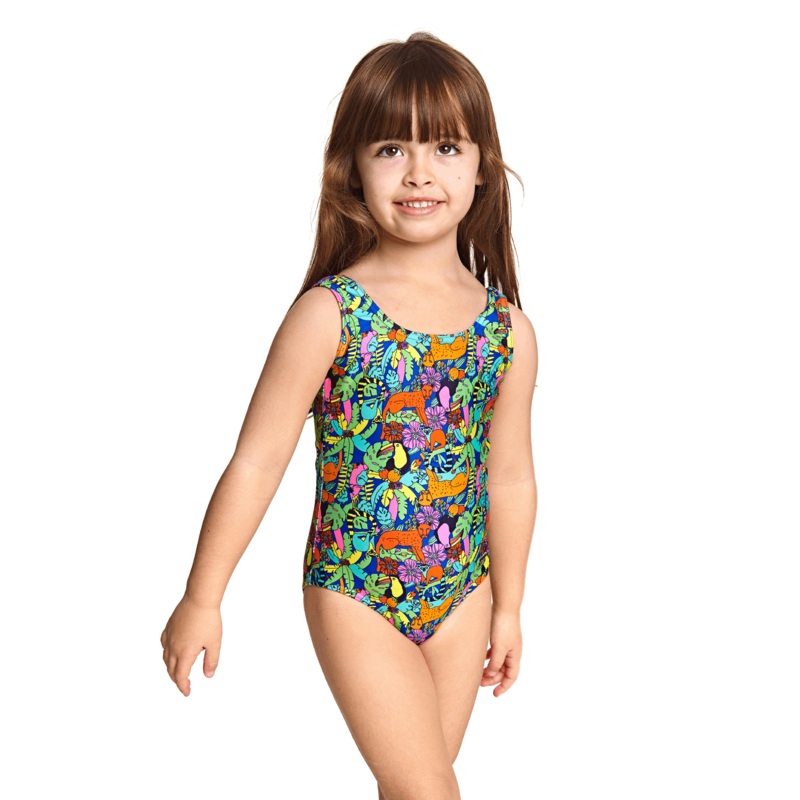 Zoggs Tots Girls Jungle Scoopback