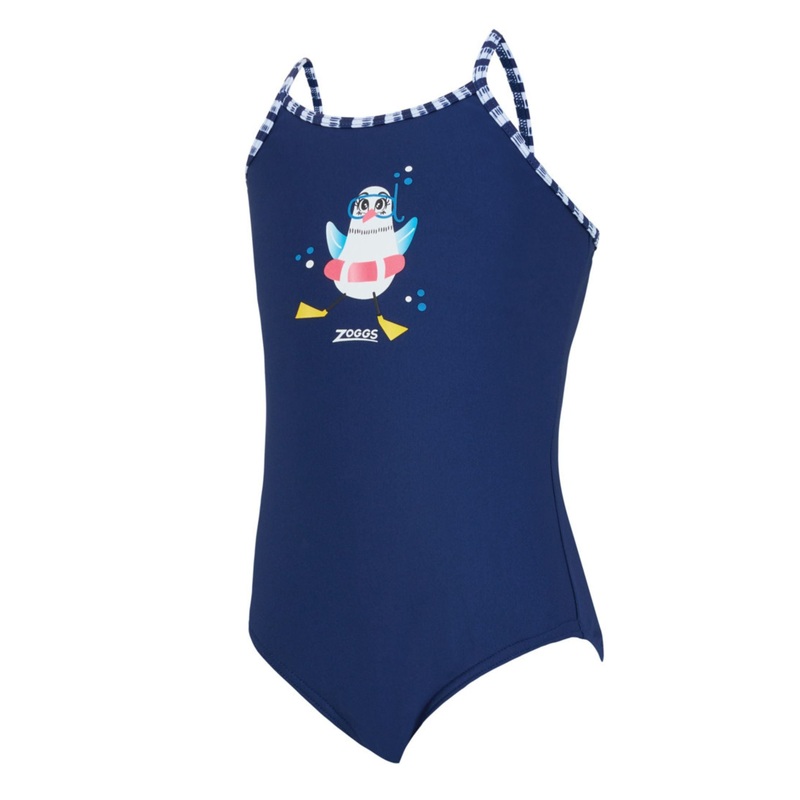 Zoggs Tots Girls Little Gull Crossback Swimsuit