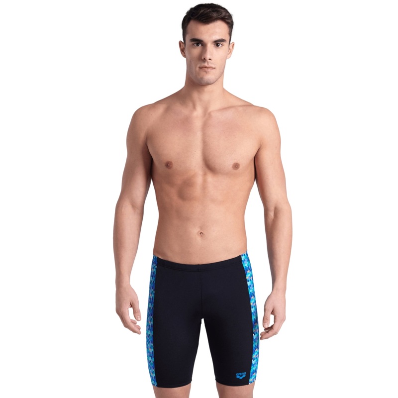 Arena Pooltiles Swim Jammer - Black/Multi