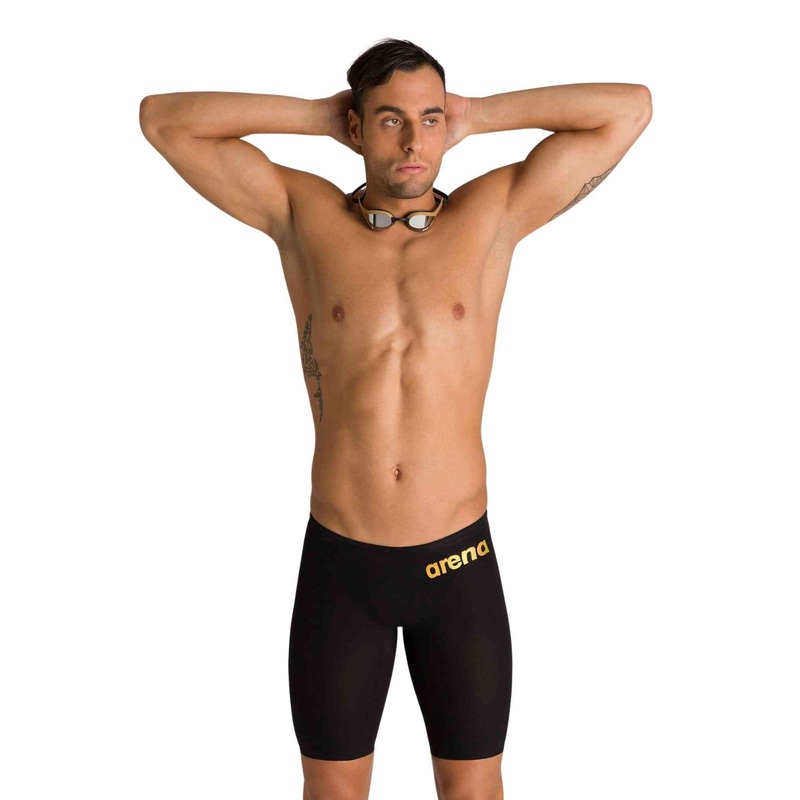Arena Powerskin Carbon Air 2 Jammer - Black and Gold