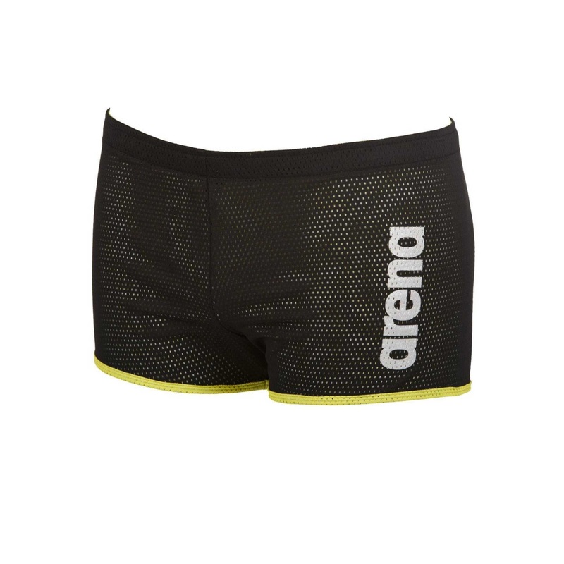 Arena Unisex Square Cut Drag Swim Shorts - Black