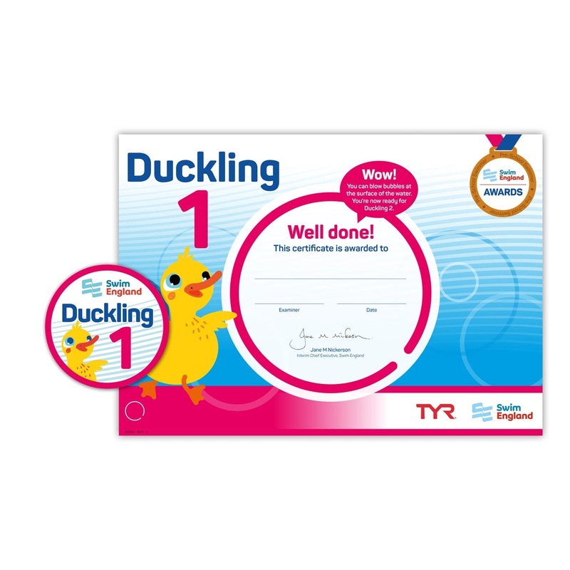 ASA Swim England Duckling Award Grade 1