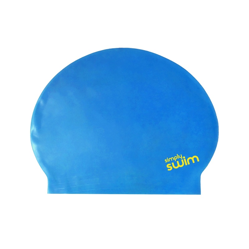 Simply Swim Adult Solid Colours Latex Swim Cap
