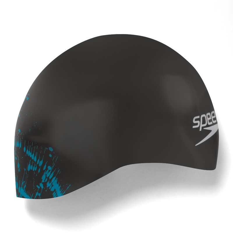 Speedo Fastskin Racing Cap - Grey/White
