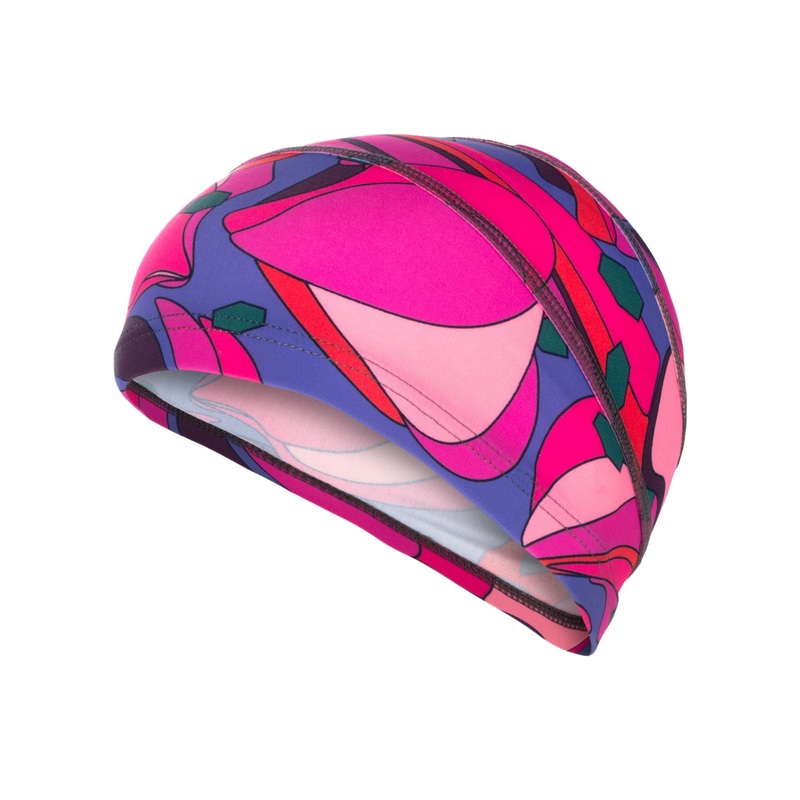 Adult Fabric Swim Cap - Multi-Colour