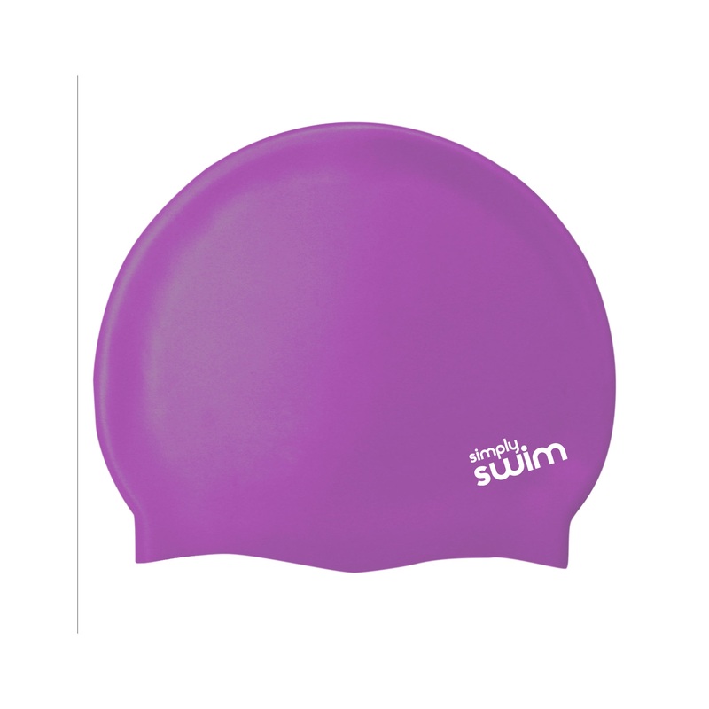 Adult Silicone Swim Cap - Solid Colours