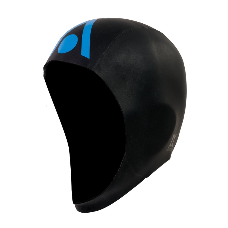 Aquaskin Open Water Hood - Black/Blue