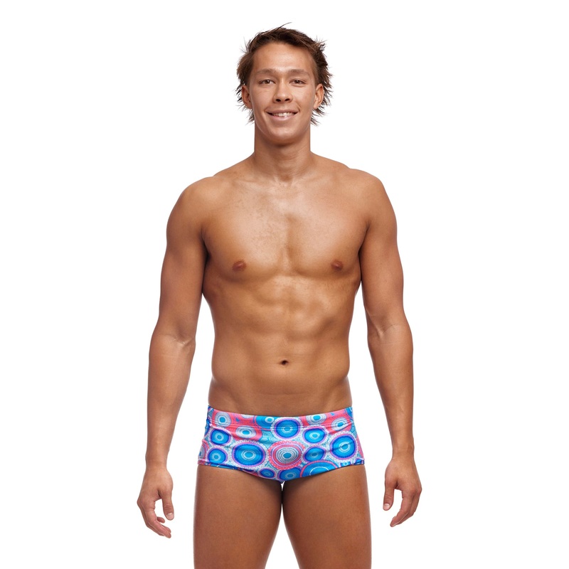 Bundjalung Blue Sidewinder Trunks - Blue