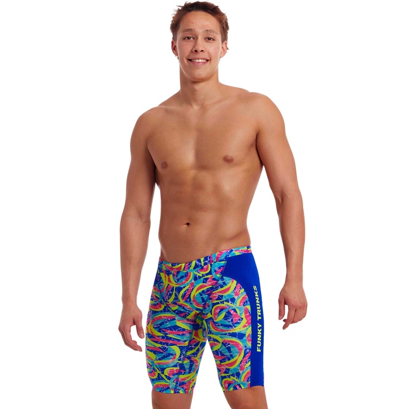 Choppy Waters Swim Training Jammers - Blue
