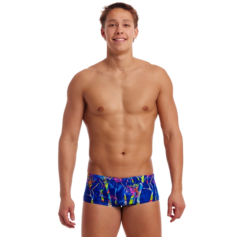 Dammed Sidewinder Swim Trunks - Blue