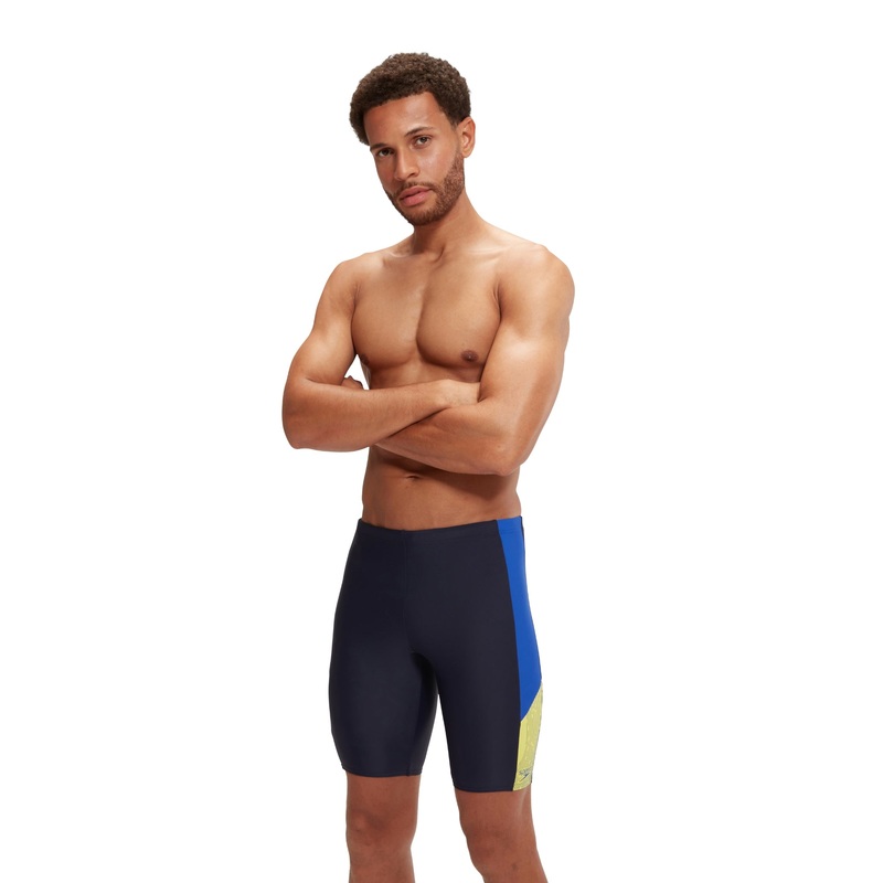Dive Splice Swim Jammer - Navy/Blue