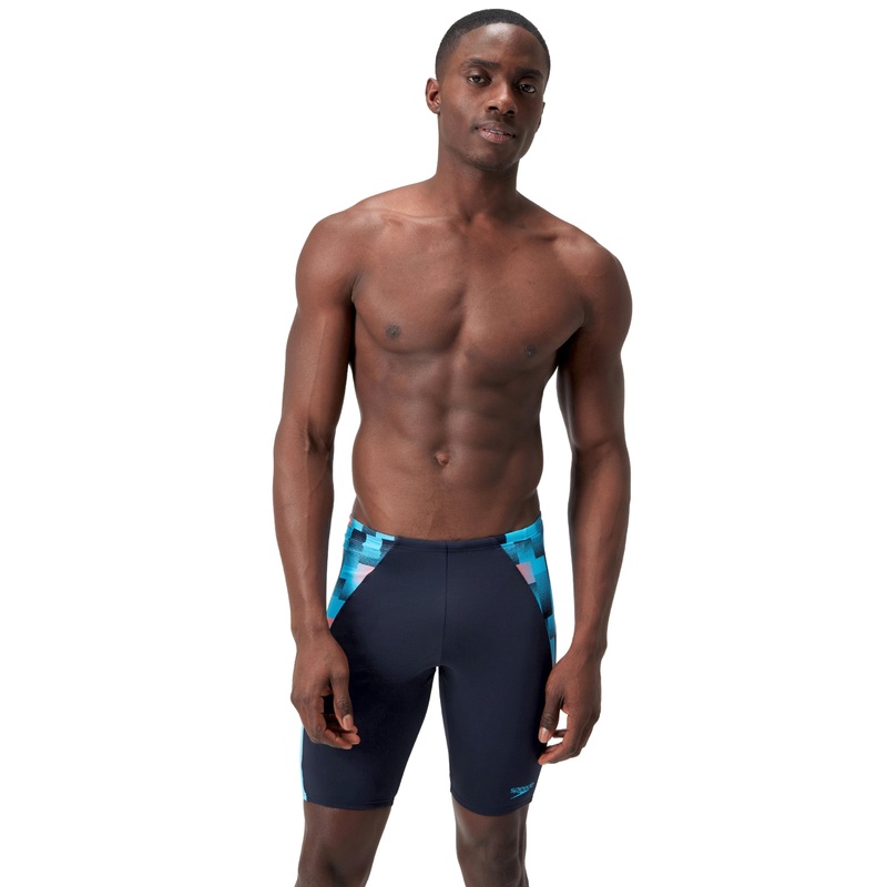 Endurance+ Max Splice Swim Jammer - Navy/Blue