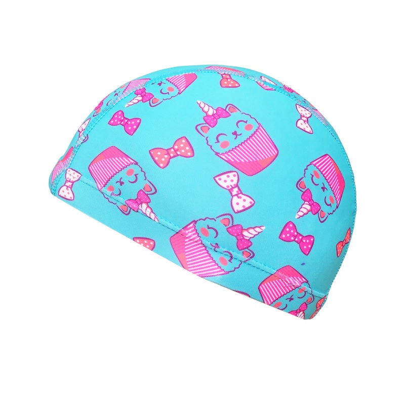 Junior Fun Patterns Lycra Swim Cap