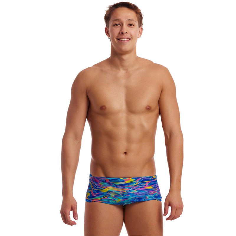 Stir Crazy Sidewinder Swim Trunks - Blue