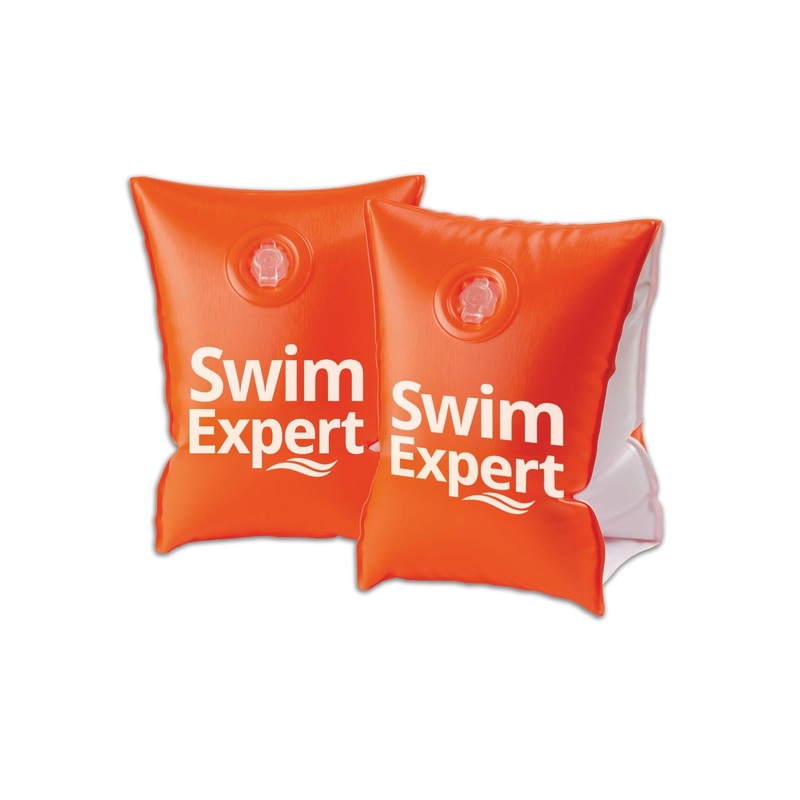 Swimming Arm Bands for Adults - 60kg+ - Orange