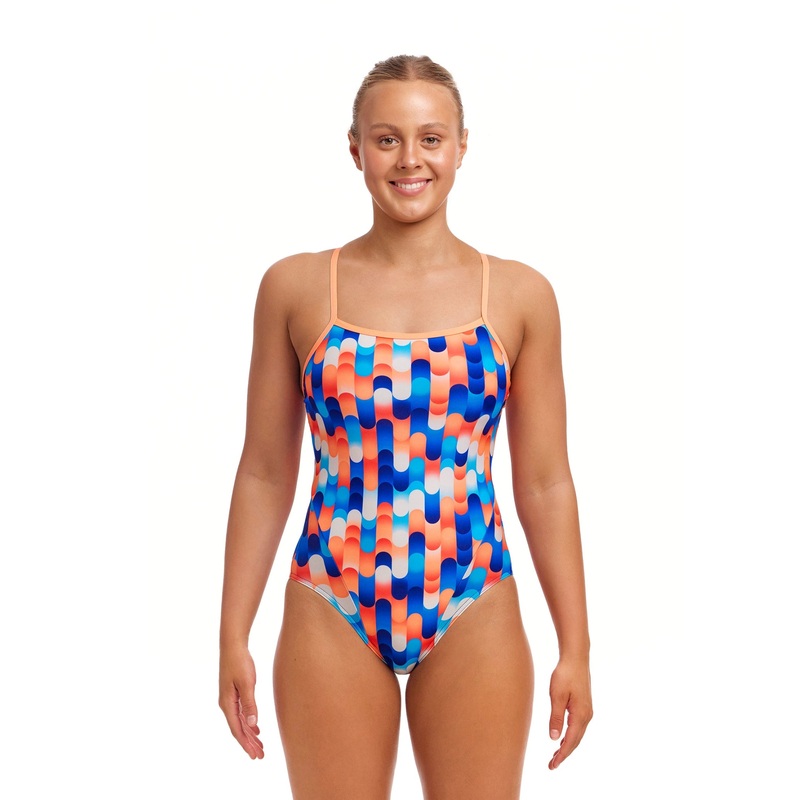Tail End Single Strap Swimsuit - Multi