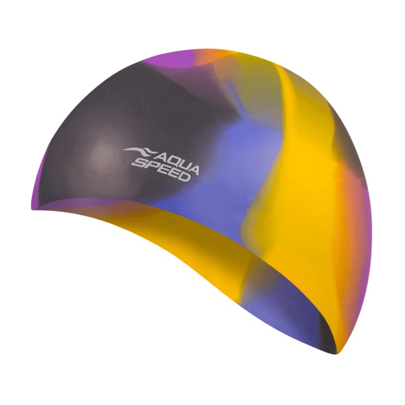 Aqua Speed Bunt Swimming Cap - Multi Colour Rainbow