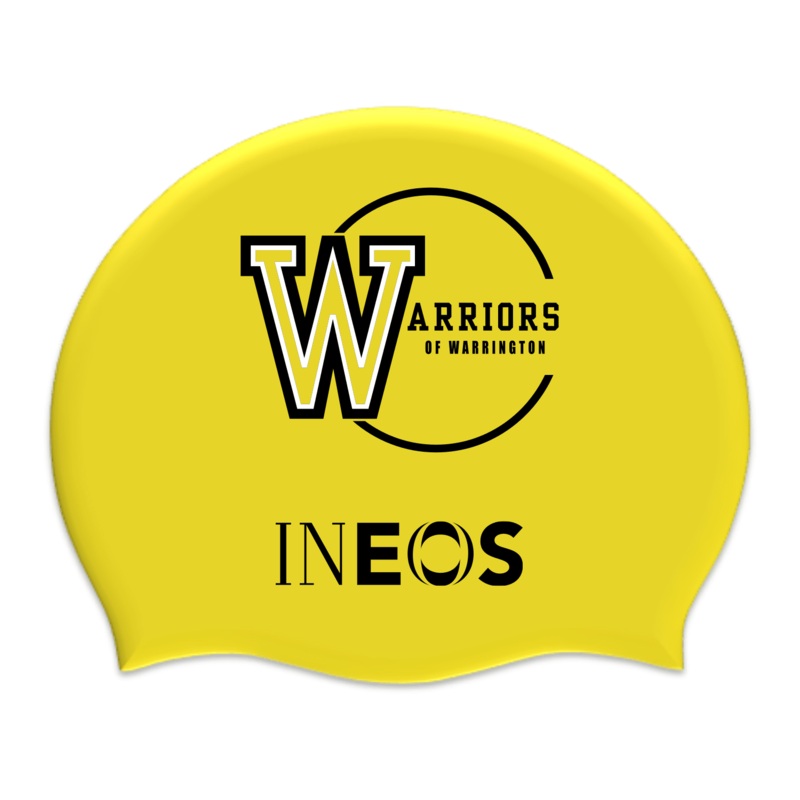 Warriors of Warrington Swimming Club Silicone Suede Swimming Cap
