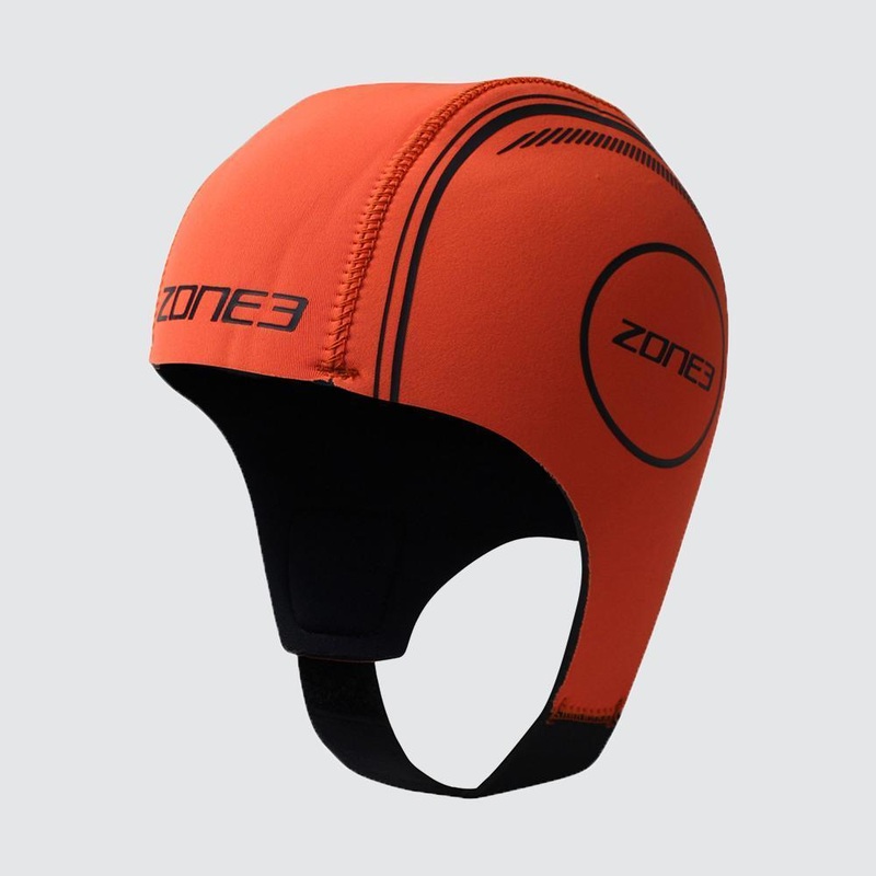 Zone3 Neoprene Swim Cap - High Vis Orange