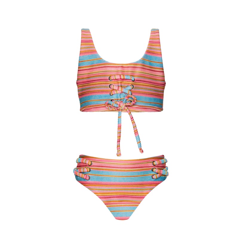Kids Balboa Lace Up Bikini