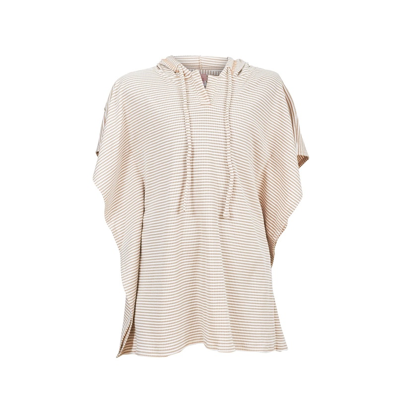 Kids Gold Stripe Reagan Poncho