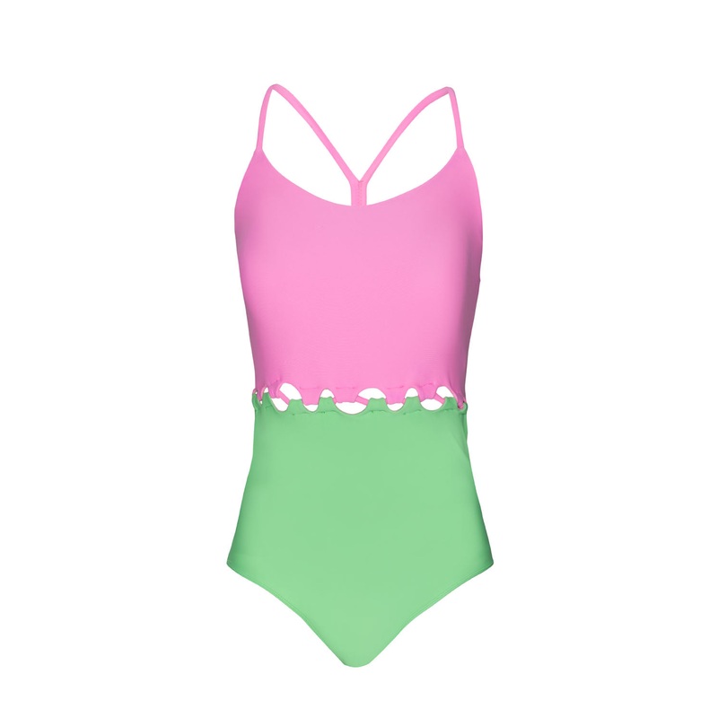 Kids Neon Pink Cammy Loop One Piece