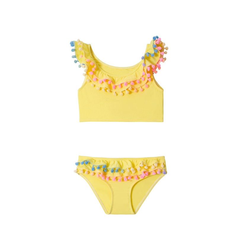 Kids Sunshine Pom Pom Bikini (FINAL SALE)