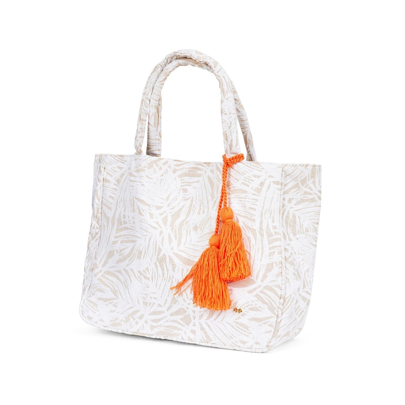 Orange Tassel Tote