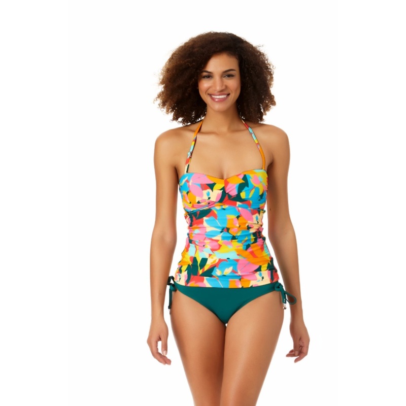 Anne Cole - Twist Front Bandeaukini Swim Top