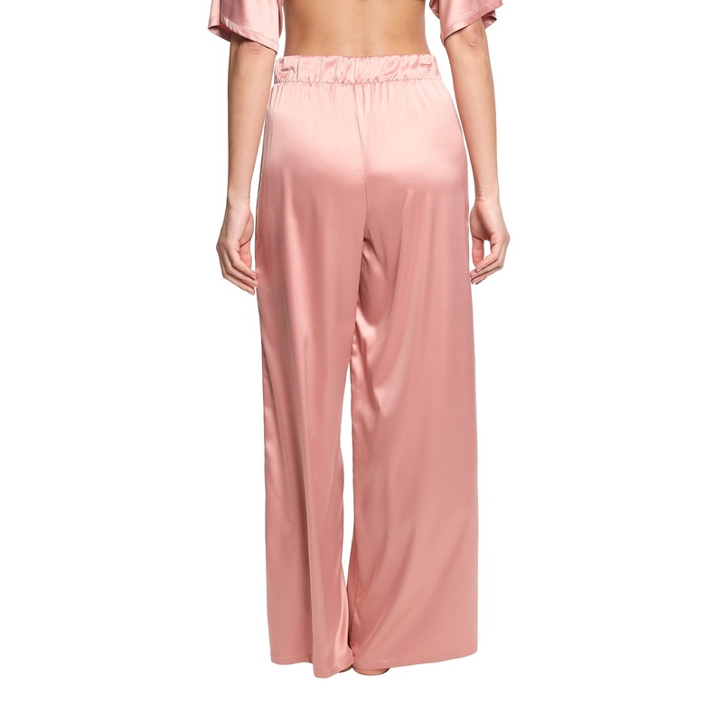 Satin Sleep Pant Rose Latte Pink