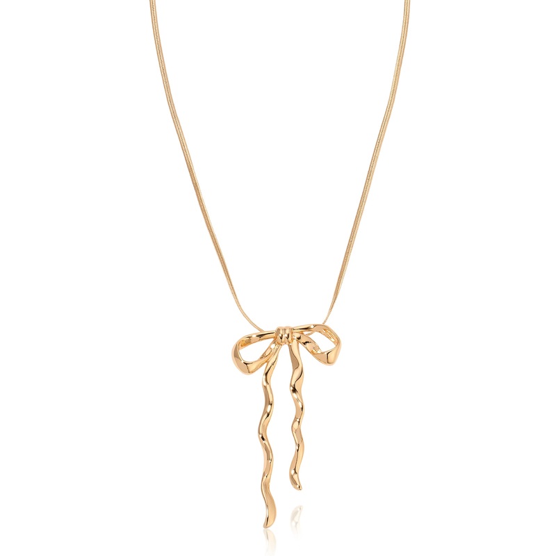 Bow Organica Pendant Necklace
