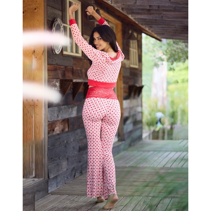 Lace Waist Bunny Booty Pant - Hearts In Love
