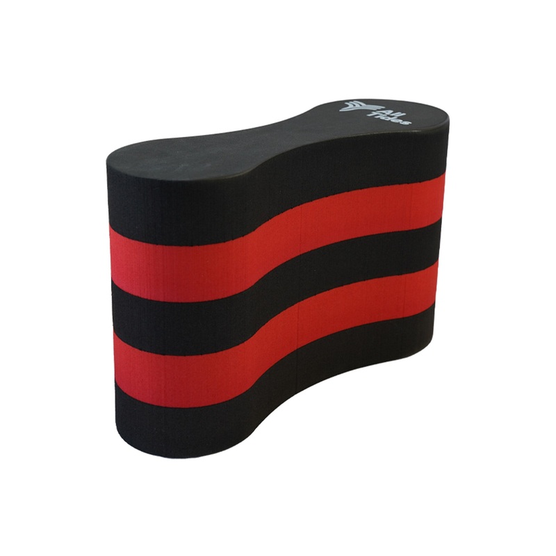 Pull Buoy monobloc All Tides - Noir/Rouge