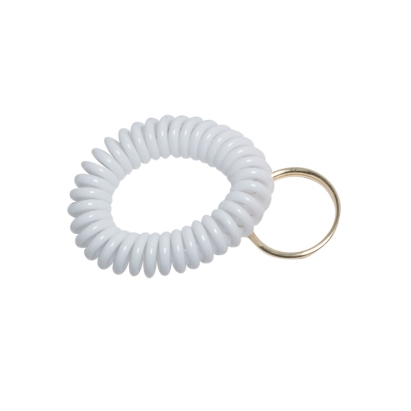 Bracelet spirale pour sifflet - Blanc