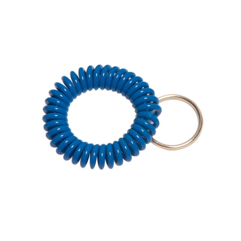 Bracelet spirale pour sifflet - Bleu