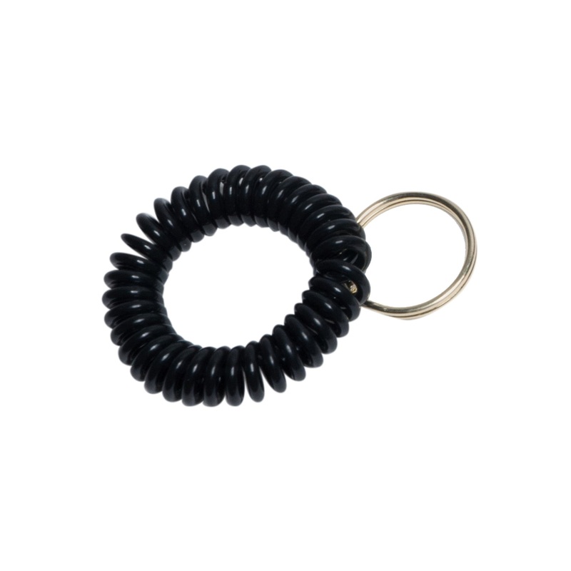Bracelet spirale pour sifflet - Noir