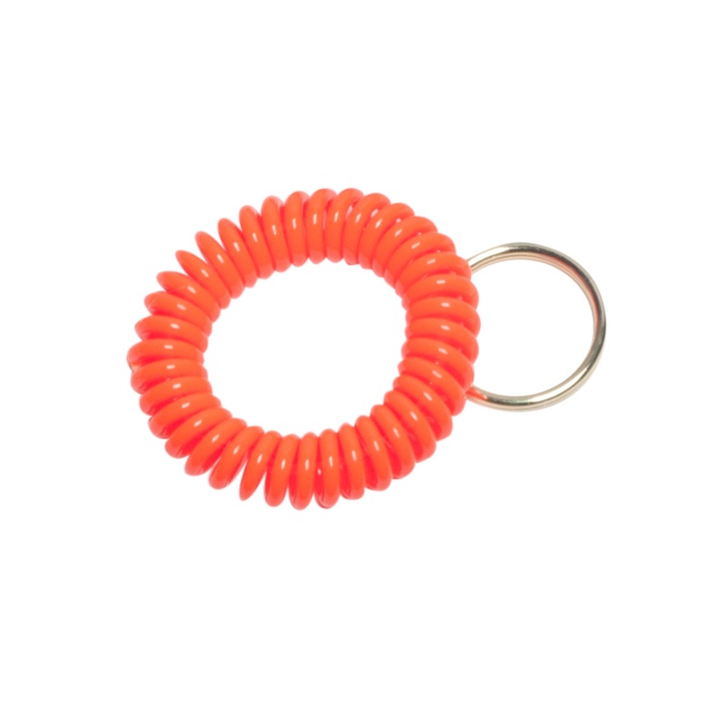 Bracelet spirale pour sifflet - Orange
